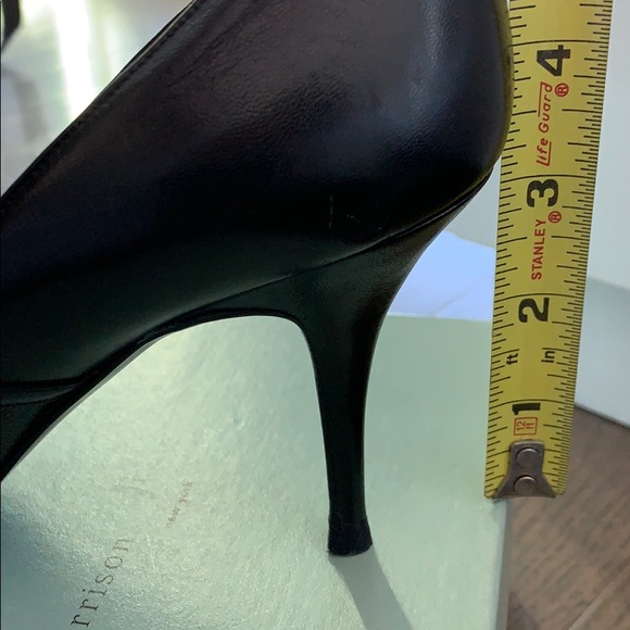 Sigerson Morrison black pumps with silver chain - Picture 7 of 8